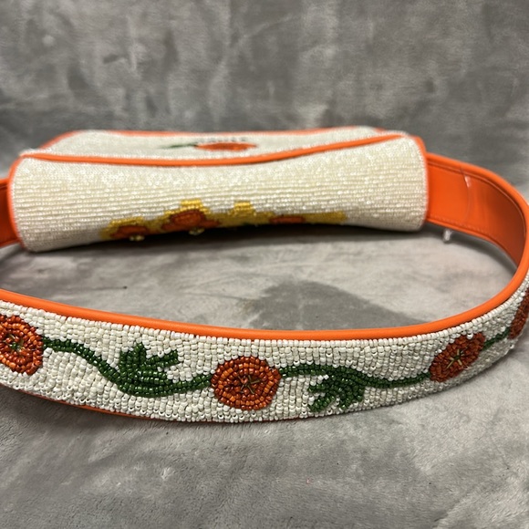 STAUD Tommy Beaded Flap Shoulder Bag - Picture 7 of 11